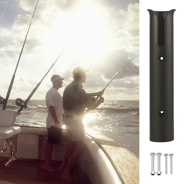 Marin fiskestangholder Fiskestangbeslag SORT Black