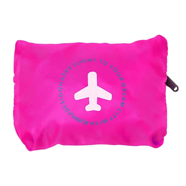 Foldbar Dufflebag med Opbevaringspose - pink