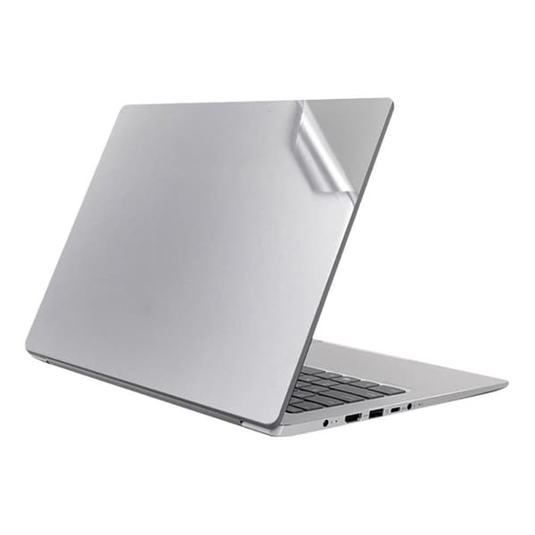 2st Laptop Skal Skin Notebook Dator Kroppsskydd SILVER 2ST Silver Silver 2pcs