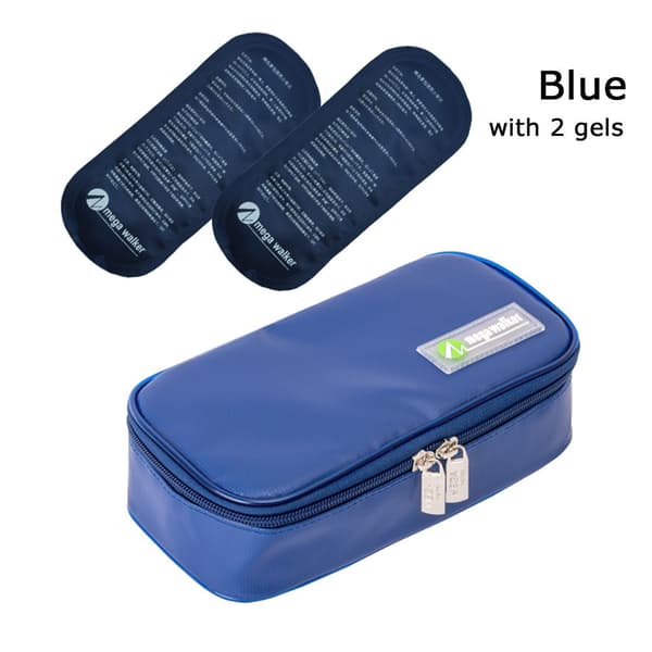 Insulin kjøleveske Pillebeskyttelse blue