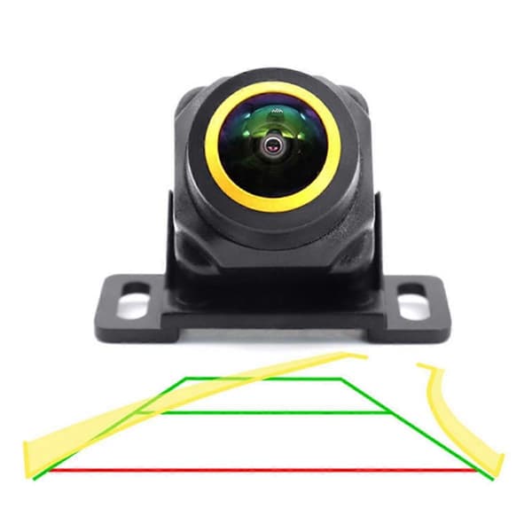 AHD 1080P Dynamisk Backkamera med Styrlinjer