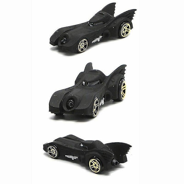 Sæt med 6 Batmobile legetøjsbiler i metal null none