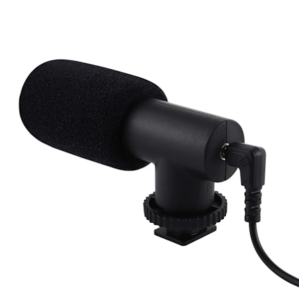 3 mm stereo lydoptagelse vlogging professionel interviewmikrofon til DSLR
