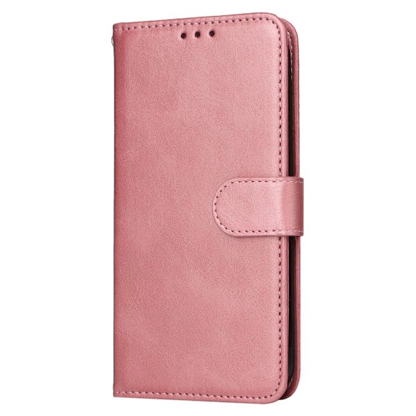 SKALO Samsung A55 5G PU-Läder Plånboksfodral - Flera färger Pink Rosa
