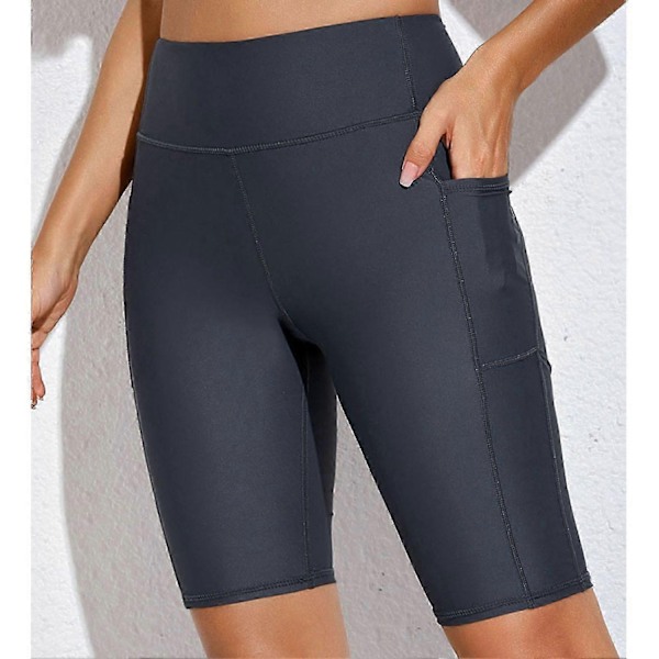 Dykker shorts til kvinder, reduceret gnidning, letvægts, bløde, hudvenlige, våddragt shorts til surfing - Perfekt Grå Gray L