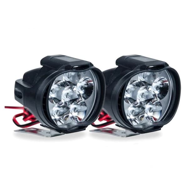 2 stk. 6 LED Motorcykel Forlygte Kørelys