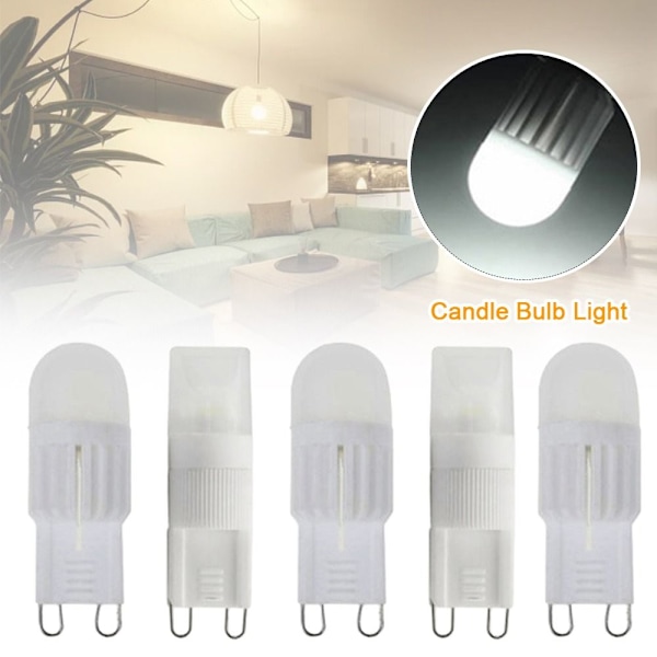 C18 G9 Kristall LED-pære 2W 220V - HVITT LYS 220V-White Light 2W220V-White Light