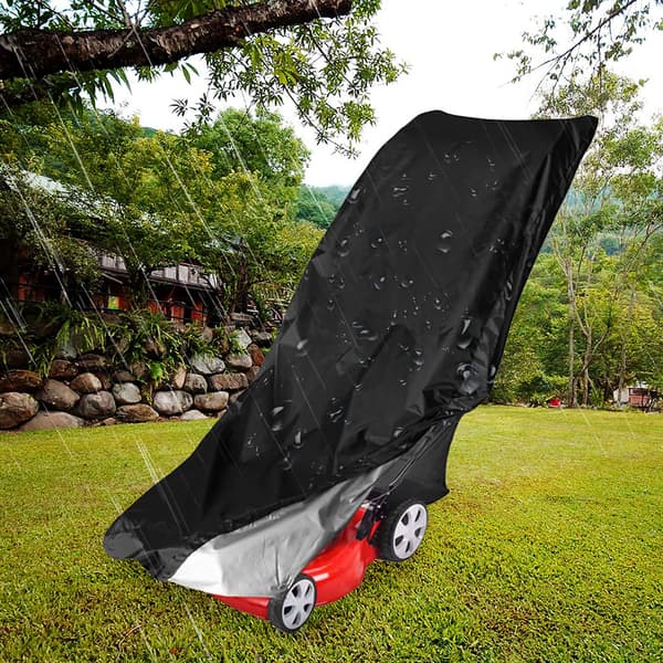 Waterproof Lawn Mower Cover Dustproof Weeding Machine Polyester Cover Dustproof Protective Cover 0.5