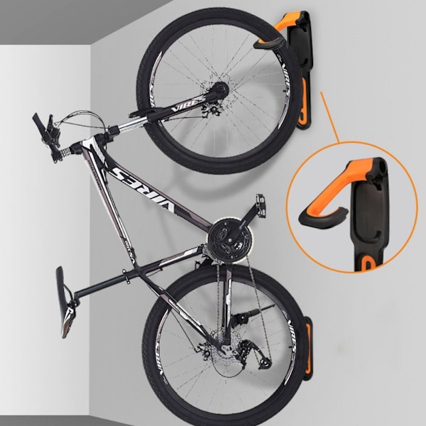Pyörän seinäkiinnitys Mountain Bike -teline ORANSSI orange