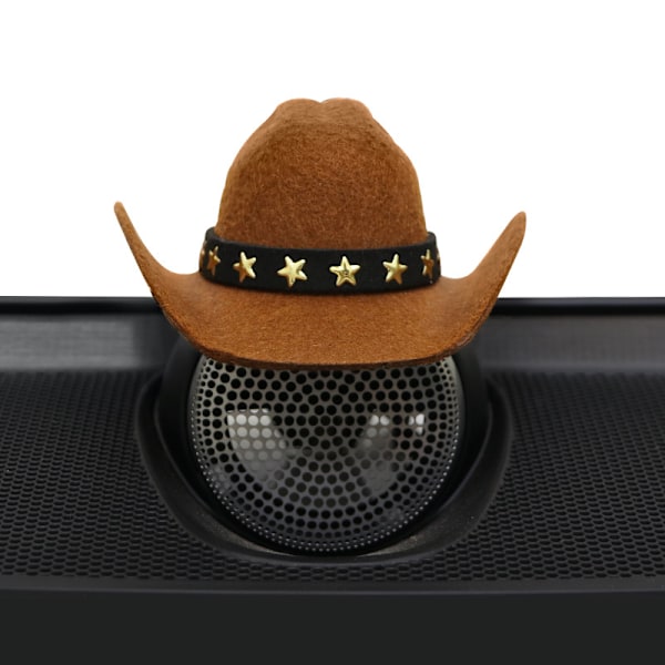 Passer til Volvo Bauer hat cowboyhat serie lydcenter dekoration S60/90/XC60 bilinteriør Cowboy hat with stars