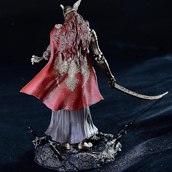 Elden Ring -hahmo, 24cm/9.4 tuuman Malenia PVC-hahmostaatuetti Anime-sarjakuvaveistos Yhteensopiva pelin faneille