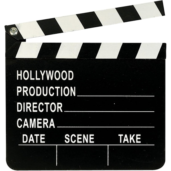 Hollywood-elokuvaläppä, Musta Puinen Ohjaajan Läppä puinen valokuvarekvisiitta