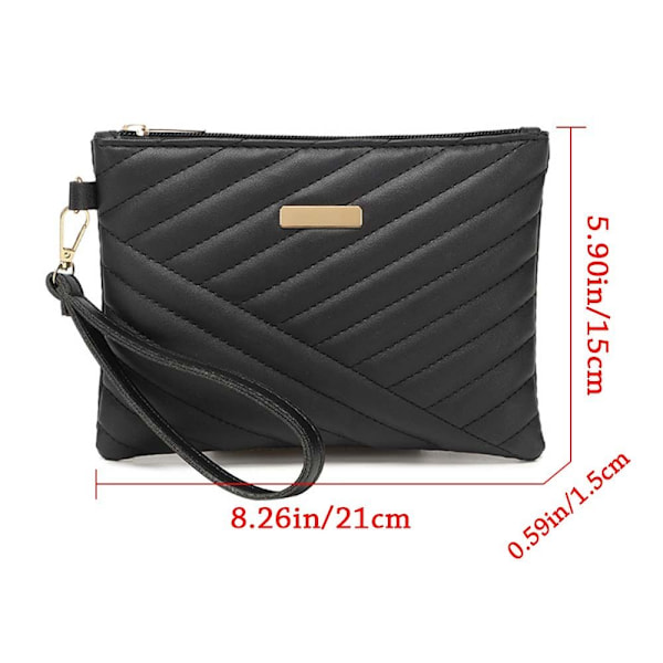 Armbåndstaske Clutch BRUN brown