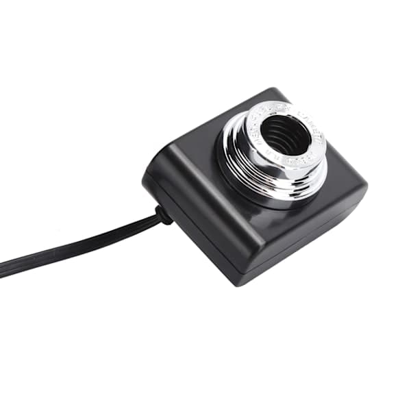 Webcam for video conferencing, USB manual focus built-in microphone driver-free computer webcam with high-quality video resolution, flexible