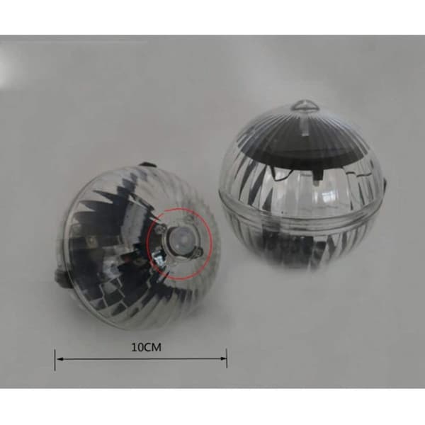 1 x Solcellelampe (Farverig), Farveskiftende Flydende Solcellelampe -