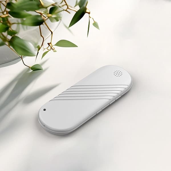 Högtalare för under kudden, benledning Bluetooth 5.3 med timer, 24 timmars speltid för sidosovare, par, vit
