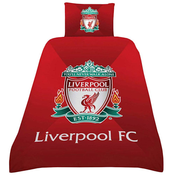 Liverpool FC Gradient Sengetøysett Enkelt Rød/Grønn Rød/Grønn Rød/Grønn Red/Green Single