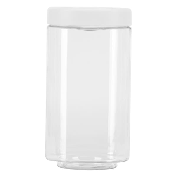 Matbehållare stapelbara snacks spannmål förseglad burk flaska kökstillbehör 1200 ml 0.3