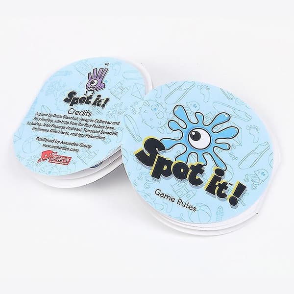 Perfekt Spot It Klassiske Spillekort - Perf Blue octopus