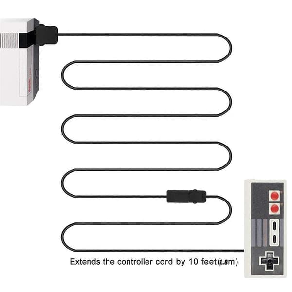 Spillkabel forlengelse kompatibel med Nintendo SNES Classic Mini