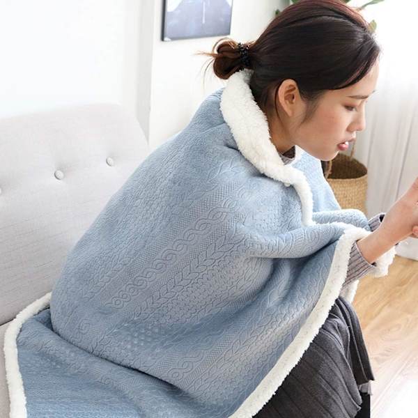 Office Blanket Leg Blanket Thick Warm Lazy Blanket Shawl Lunch Break Cape Nap Small Blanket