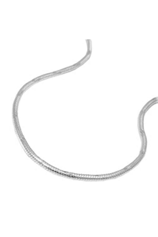 Halskæde Rund Ormekæde Sølv 925 42cm - Gl119003-42