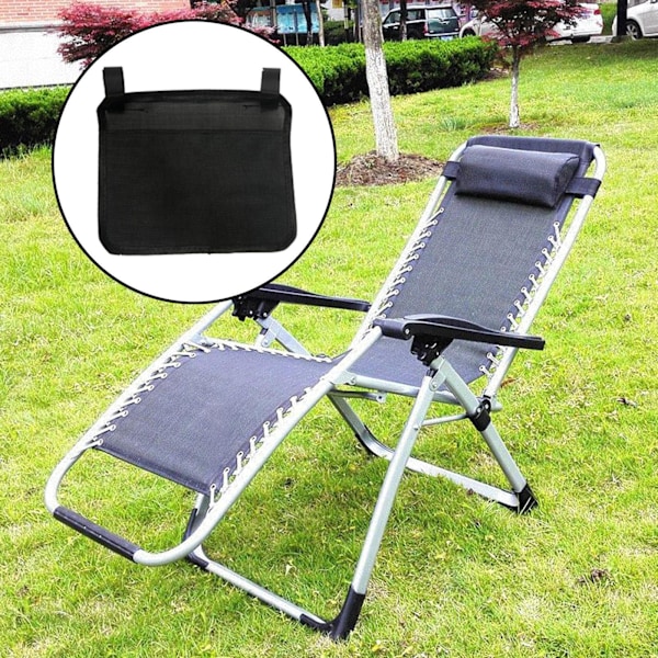 1/3/5 1. Yleismallin Anti Gravity -tuolin sivulaukku Anti Gravity musta 30x25cm black 30x25cm 1Set