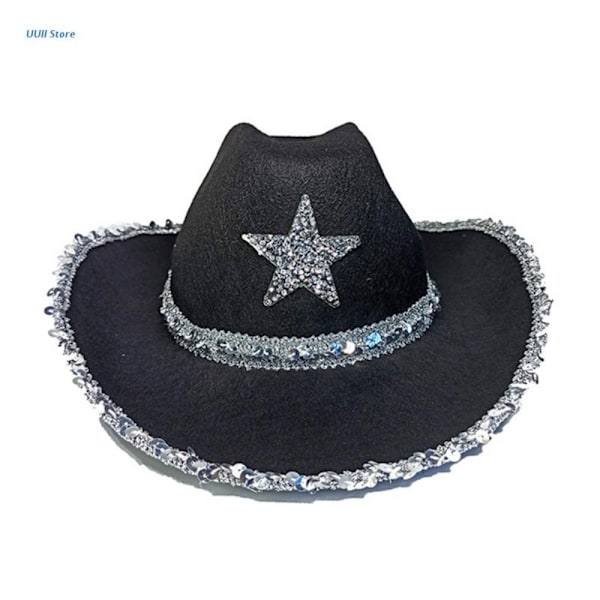 Cowboyhat Fest Hatte SORT Black