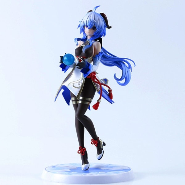 22CM Genshin Impact -hahmo GanYu Keräilykoriste Anime m Sininen Yksi Koko Blu Blue One Size
