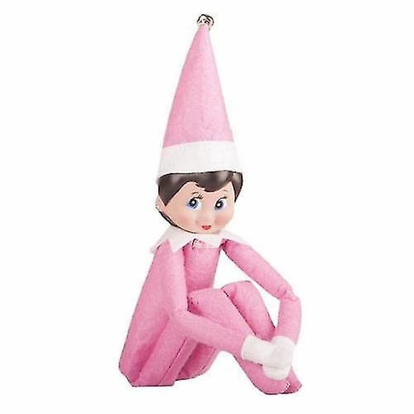 Elf On The Shelf Jentegutt Nyhet Plysj Dukker Leke Xmbs -w6 -b4 (FMY) Jente Girl Pink