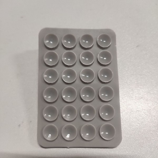 6 stk Silikon Sugekopp Mobilskall Selvklebende Feste, Silikon Mobilskall Holder Matte For Selfies Og Videoer, Sklisikker Håndfri Mobilholder grey