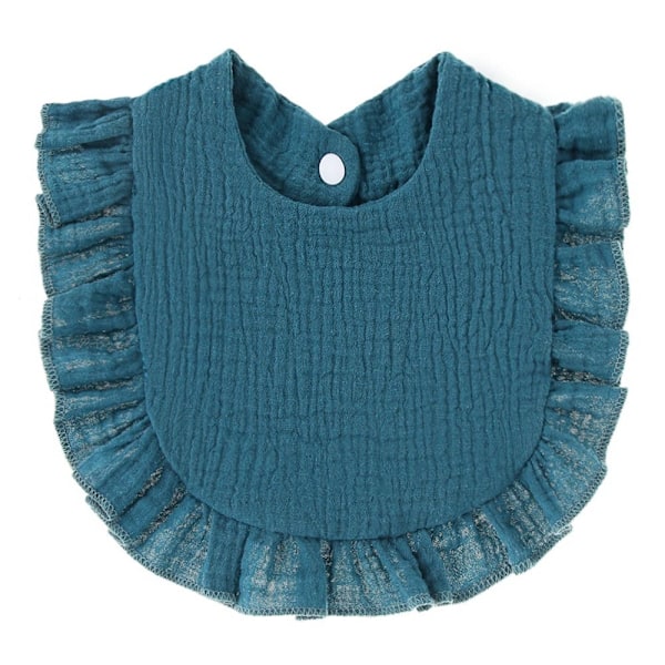 2-pack Drool Bibs Baby PÅFÅGAN BLÅ Peacock Blue