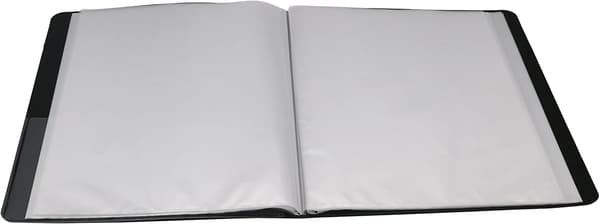 1 stk., flipbog, mappe og mappe, A4-mappe, 40 visningsmapper