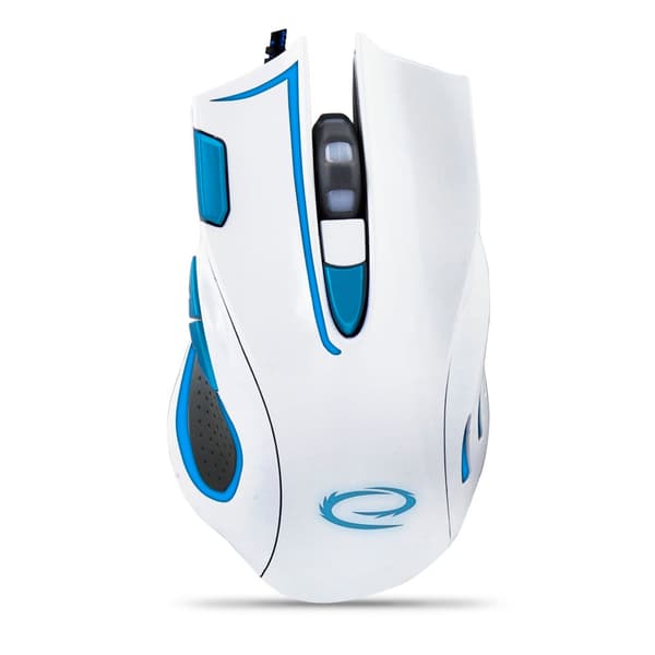 KABLET GAMINGMUS 7D OPT. USB MX401 HAWK HVIT-BLÅ - Perfet