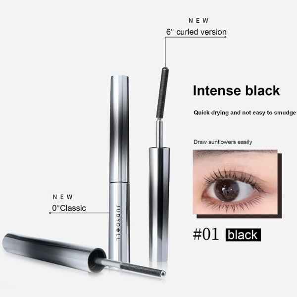 Opplev den ultimate vippeforvandlingen med kraften i 6° bøying: Judydoll Vanntett Mascara for fængslende og langvarige vipper - Black