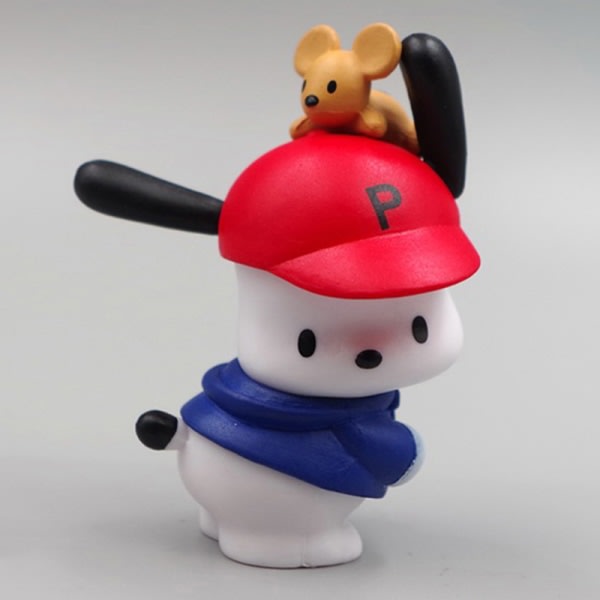 2st/ Set Anime Figur Pochacco Sanrio Barn DIY Dekor Till