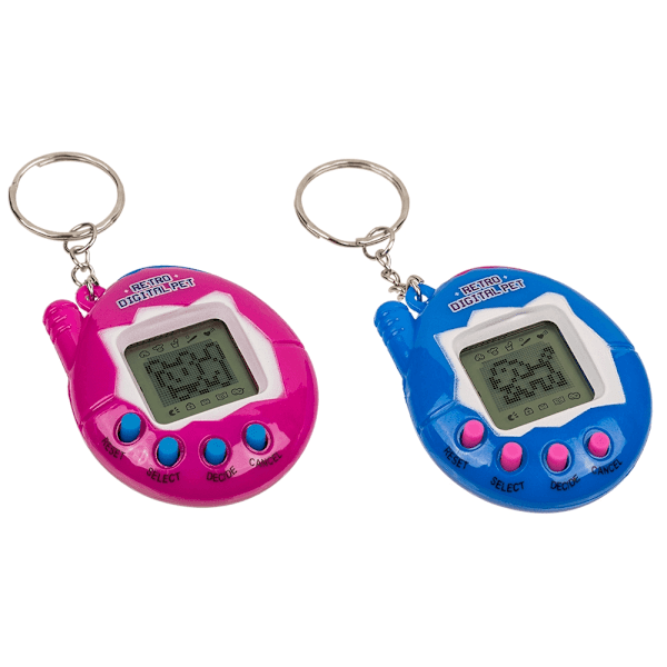 Digitalt kæledyr - 49 forskellige virtuelle kæledyr - Tamagotchi Multicolor multifärg