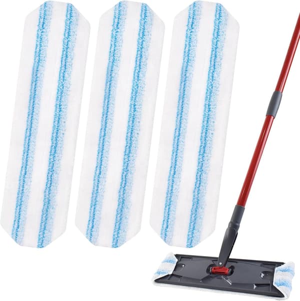 3-pack - Lämplig för Vileda H2Pro Flatmop Ersättning - Lämplig för OCedar H2prO Flatmop