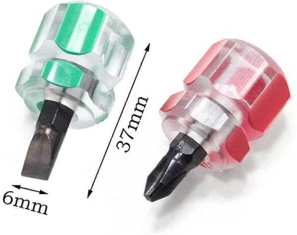 6-Piece Small Screwdriver Set, Multifunctional Phillips Screwdriver and Flat Screwdriver, Carpenter Tools
