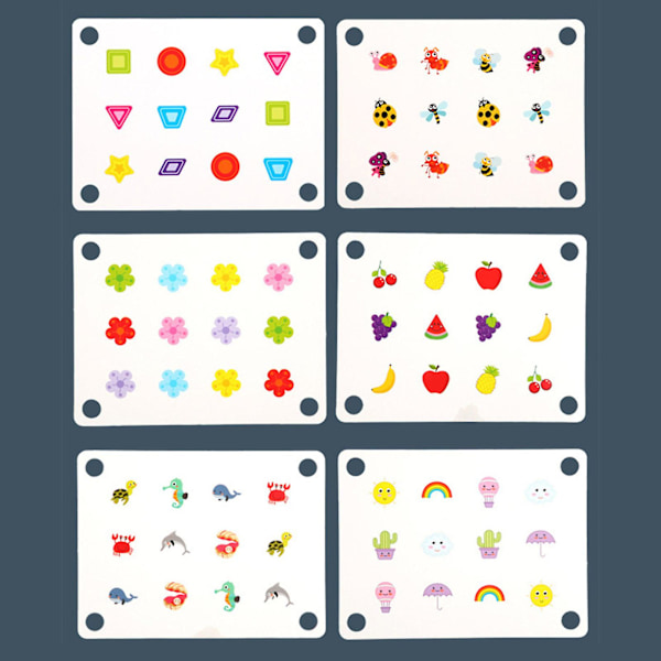 6,5x4,92x0,2\" Aivopelilelut Pöytä Lasten Shakki Lelu Söpö Ulkonäkö Design