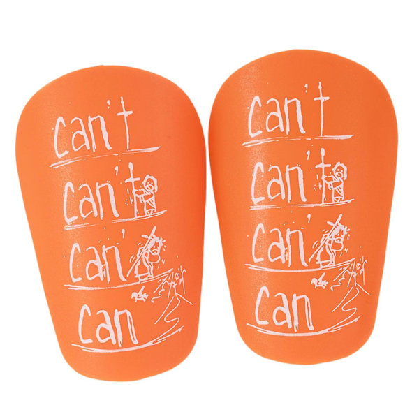 2 stk Mini Fodbold Benskinner Benbeskyttere til Udendørs Sport Fodboldkamp Grøn 8cmx5cm[D] Orange 10cmx6cm Orange 10cmx6cm Multi