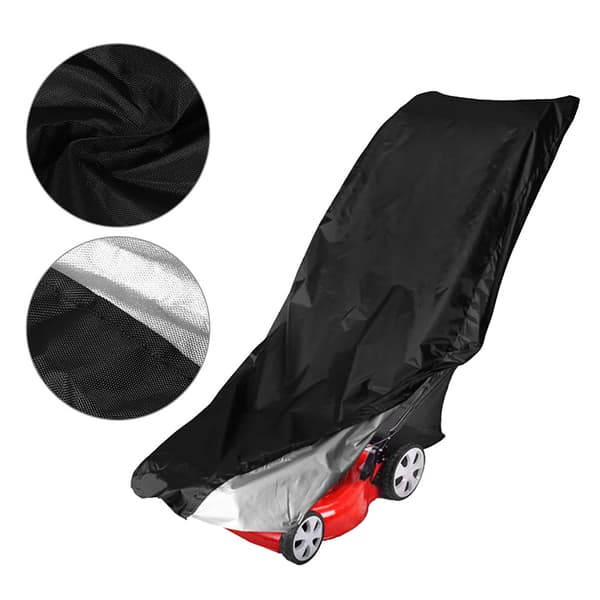Waterproof Lawn Mower Cover Dustproof Weeding Machine Polyester Cover Dustproof Protective Cover 0.5