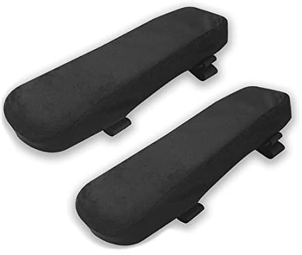 Polstrede armleneputer for kontorstoler - 2 stk. Memory Foam-puter med justerbar krok