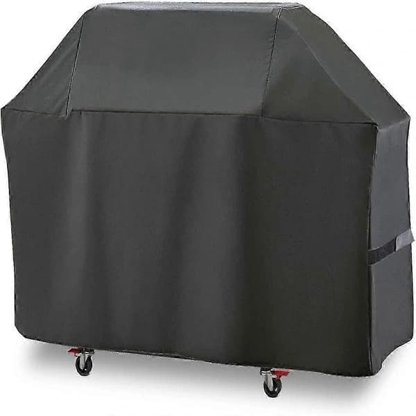 Grillovertræk til Weber Genesis 400-serien, Vandtæt 600D Oxford PVC-foret udendørsbeskyttelse til E 425S E 435, Sort