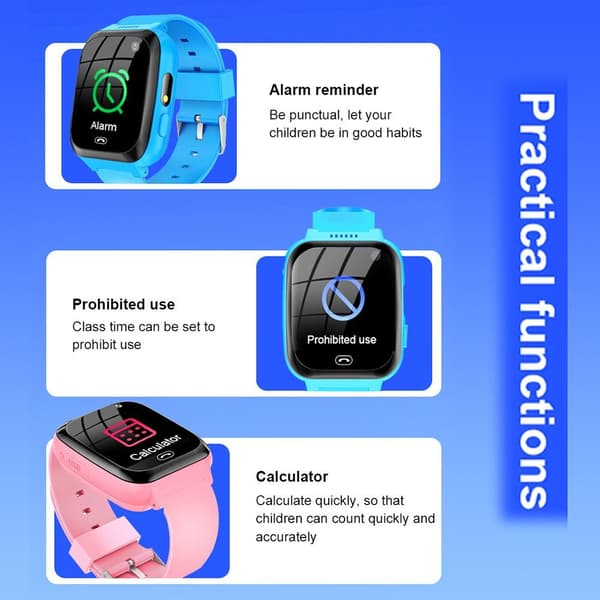 Smart Watch Børne Telefon Watch ROSA pink