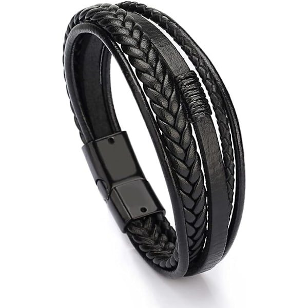 Läderarmband Herr Nytt med magnetlås kohud - Perfekt