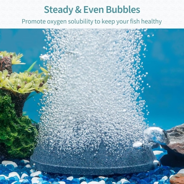Akvarium 4-tums luftsten bubbeldiffusor luftningsverktyg