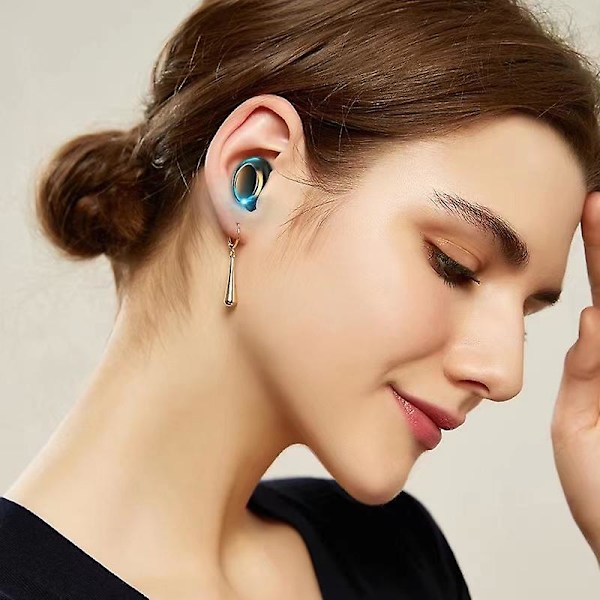 F9-5 TWS Trådlösa Bluetooth-hörlurar för Smartphone, Smart Brusreducering, Grossist, Handsfree Blutooth, Handsfree Hifi Öronproppar (FMY) A6sblack