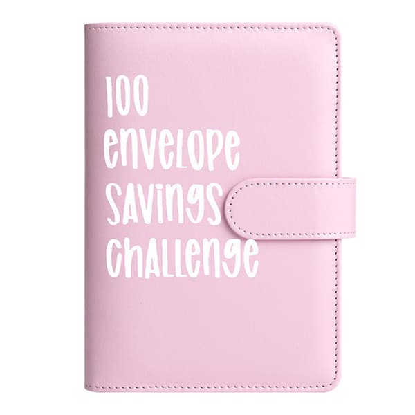 100 Kuvert Udfordring Mappe Ringbind Par Udfordring Event Notesblok Sa A9