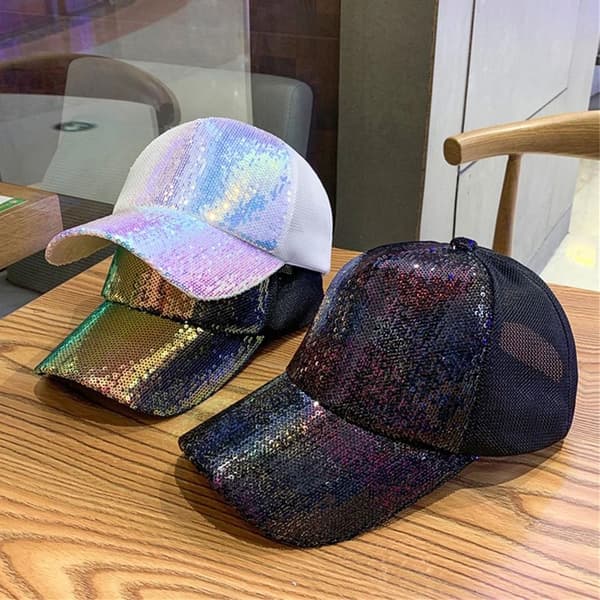 Mesh-caps for kvinner for våren med cap 4